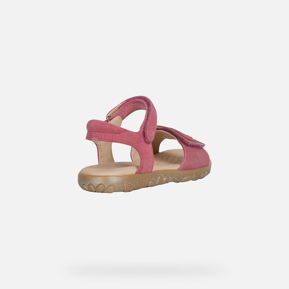 Geox Sandals Pink Haiti - Geox Girls Shoes - UGKBPZ895